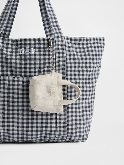 Image number 3 showing, Logo Tote Keychain Charm