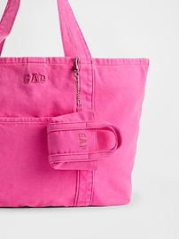 Image number 3 showing, Logo Tote Keychain Charm