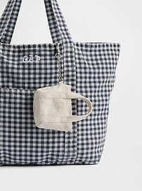 Image number 3 showing, Logo Tote Keychain Charm