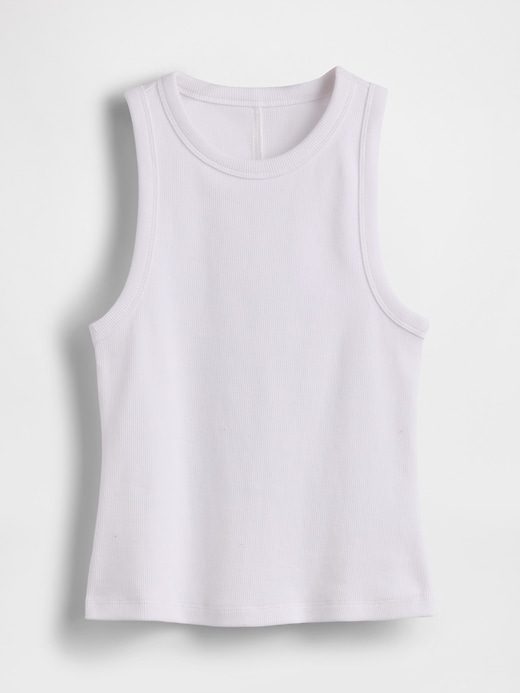 Image number 5 showing, Heavyweight Rib Halter Tank Top