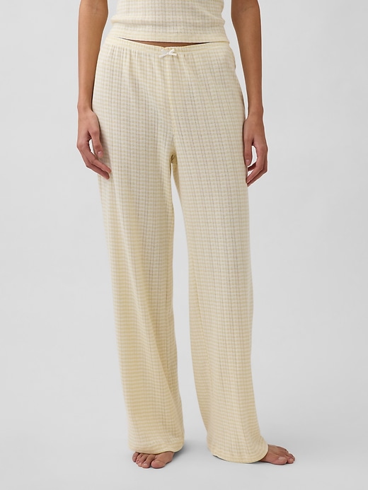 Image number 2 showing, Pointelle PJ Pants