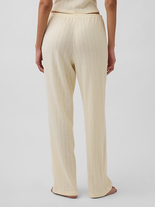 Image number 4 showing, Pointelle PJ Pants