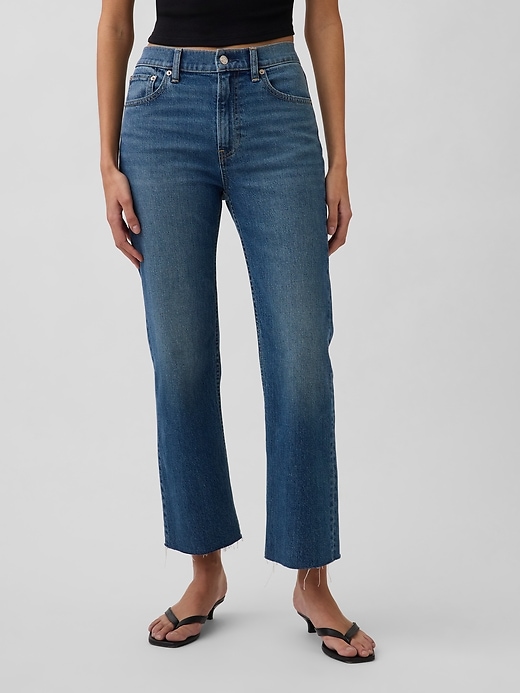 Image number 2 showing, High Rise ’90s Slim Straight Crop Jeans