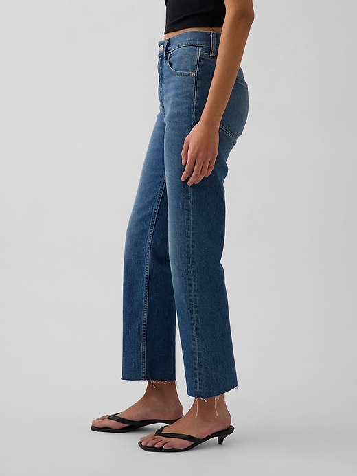 Image number 3 showing, High Rise ’90s Slim Straight Crop Jeans