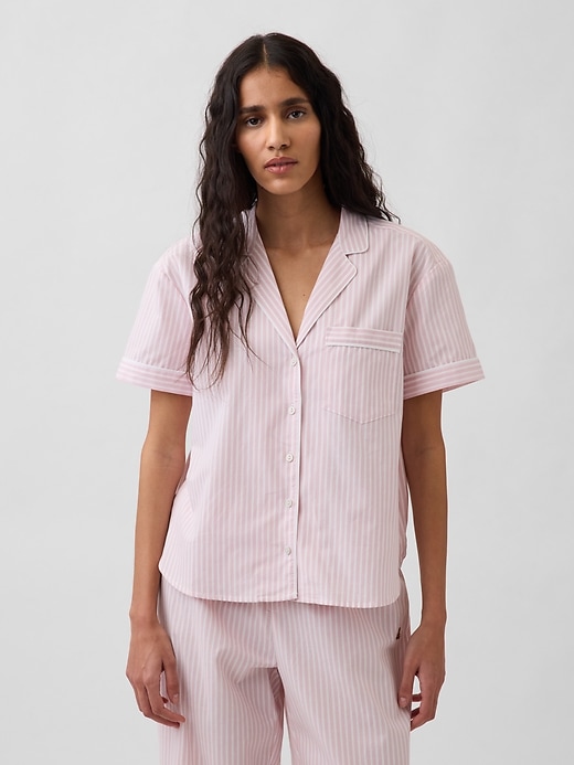 Image number 1 showing, Poplin PJ Shirt