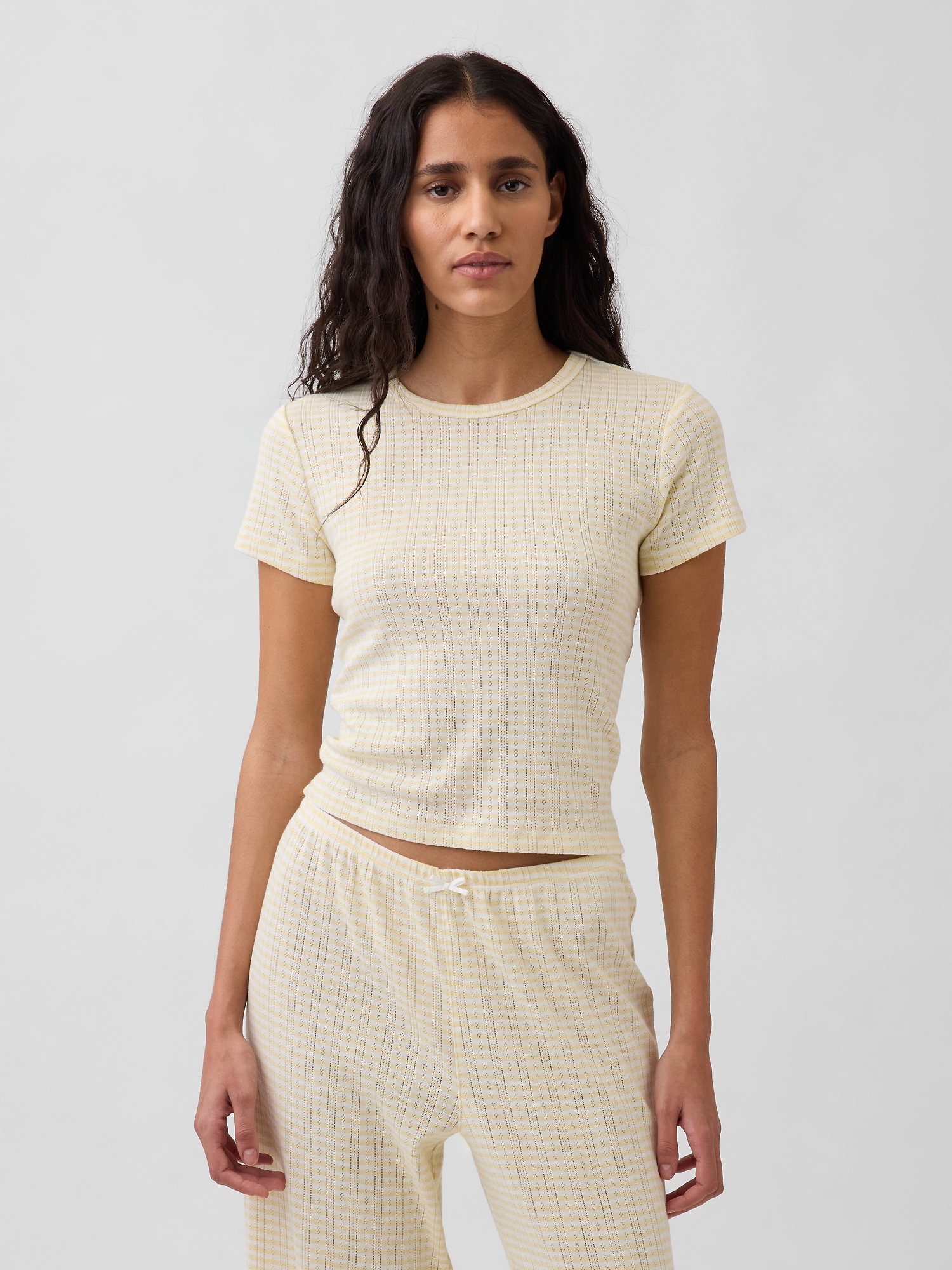 Pointelle PJ T-Shirt