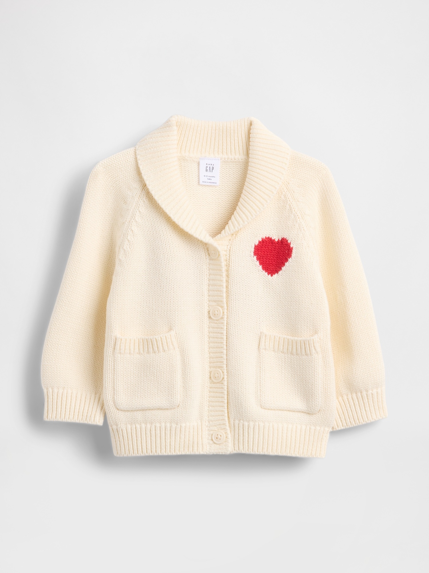 Детские кардиганы Gap Baby Love Shawl Cardigan — фото 2