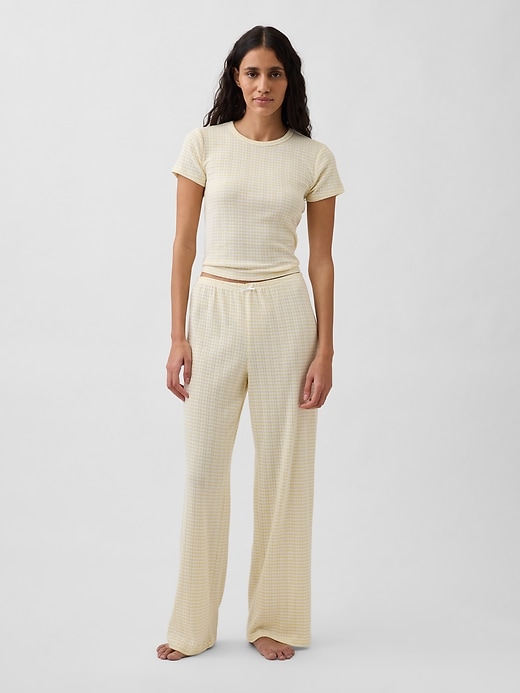 Image number 2 showing, Pointelle PJ T-Shirt