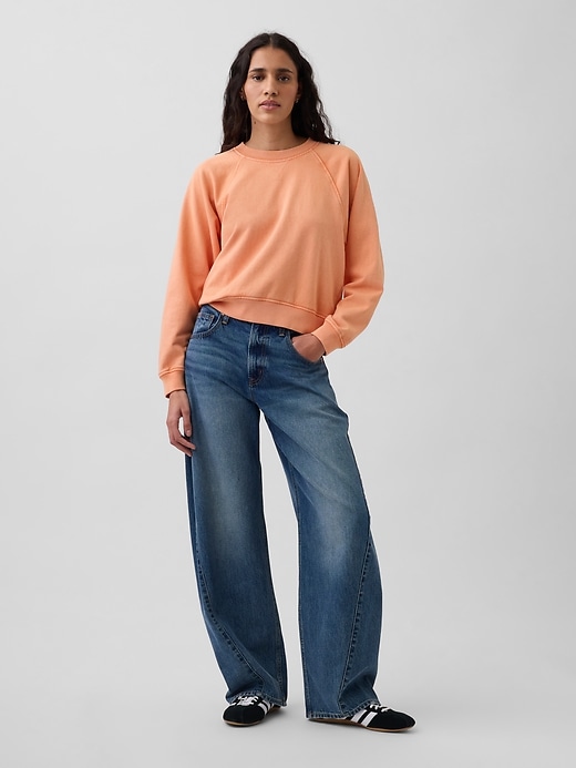 Image number 2 showing, VintageSoft Terry Raglan Sweatshirt