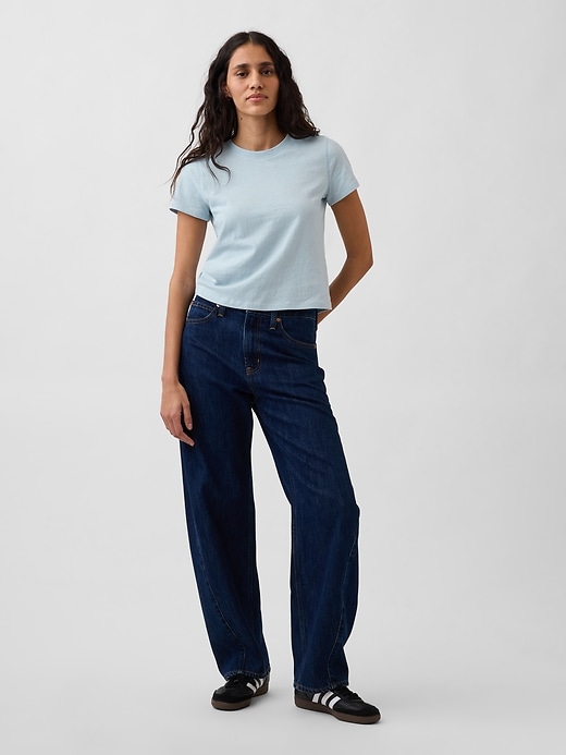 Image number 2 showing, Cotton Jersey Shrunken T-Shirt