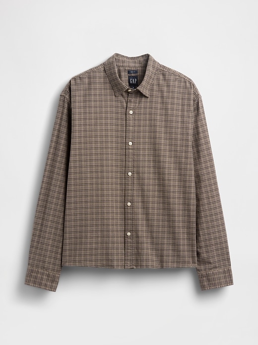 Image number 5 showing, Relaxed Straight-Hem Oxford Shirt
