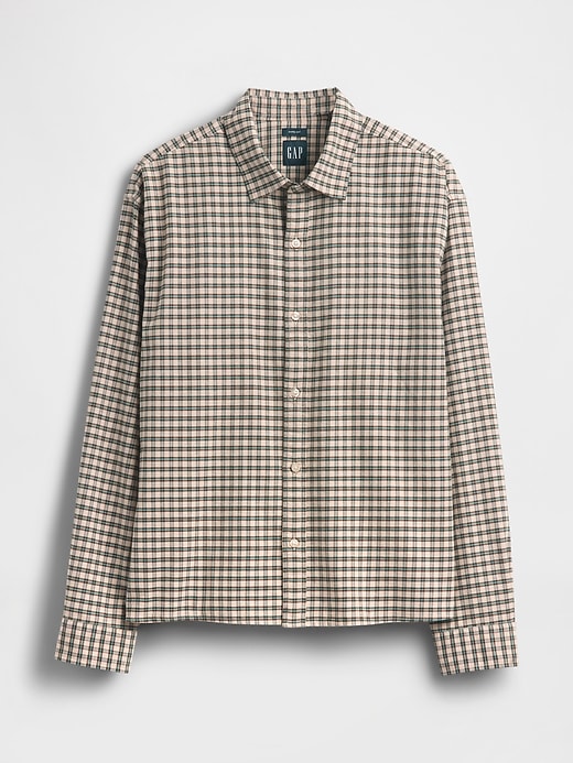 Image number 5 showing, Relaxed Straight-Hem Oxford Shirt
