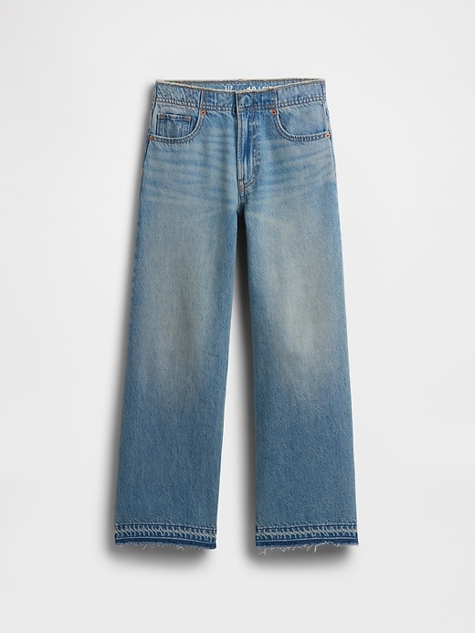 Image number 2 showing, Kids Low Rise Stride Wide-Leg Jeans