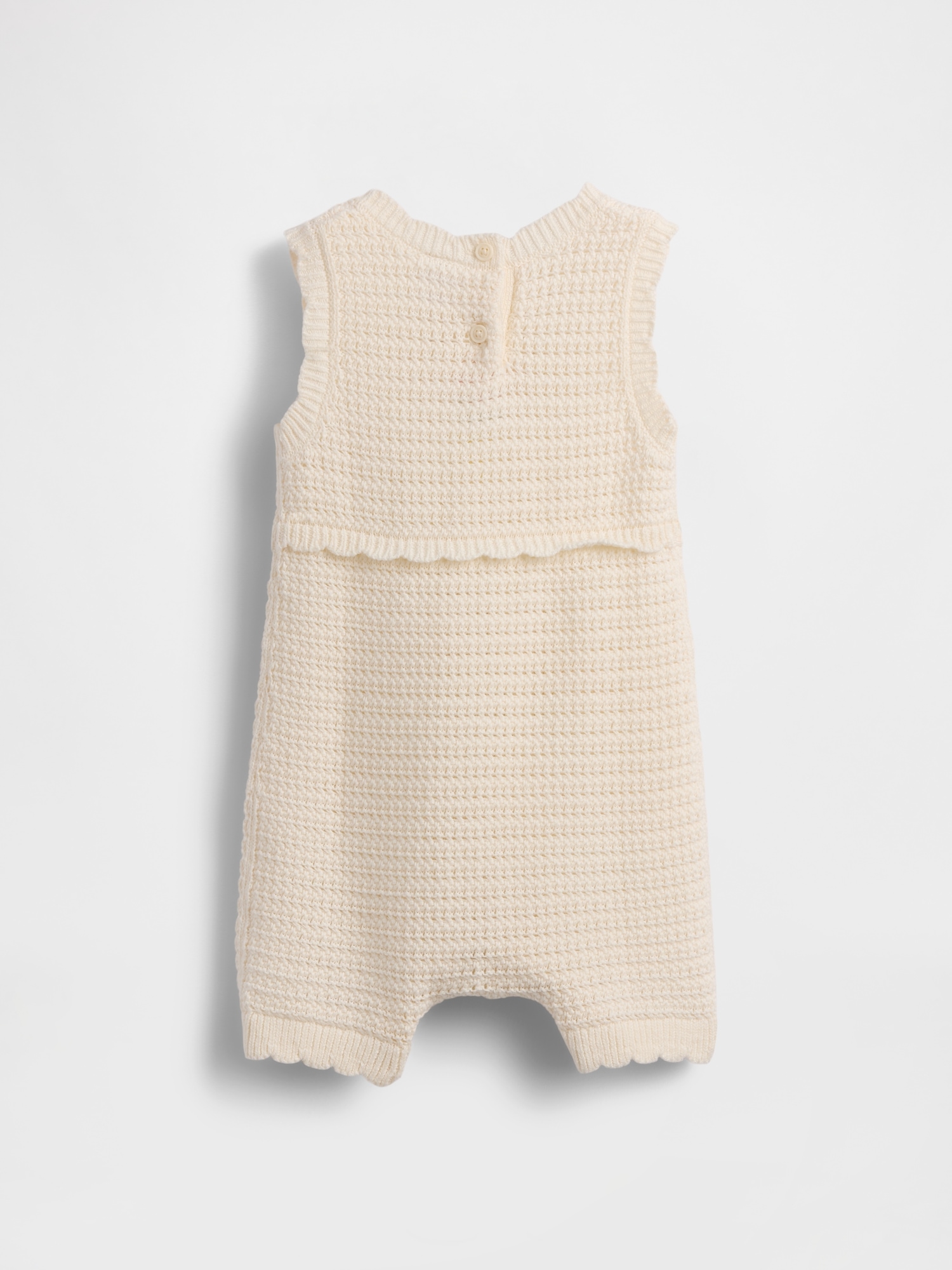 Baby Ice Cream Crochet Shorty One-Piece