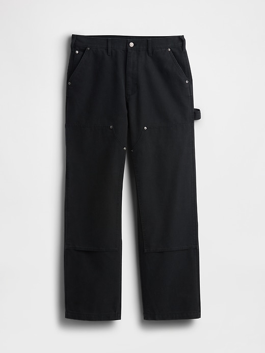 Image number 6 showing, '90s Loose Canvas Double-Knee Carpenter Pants
