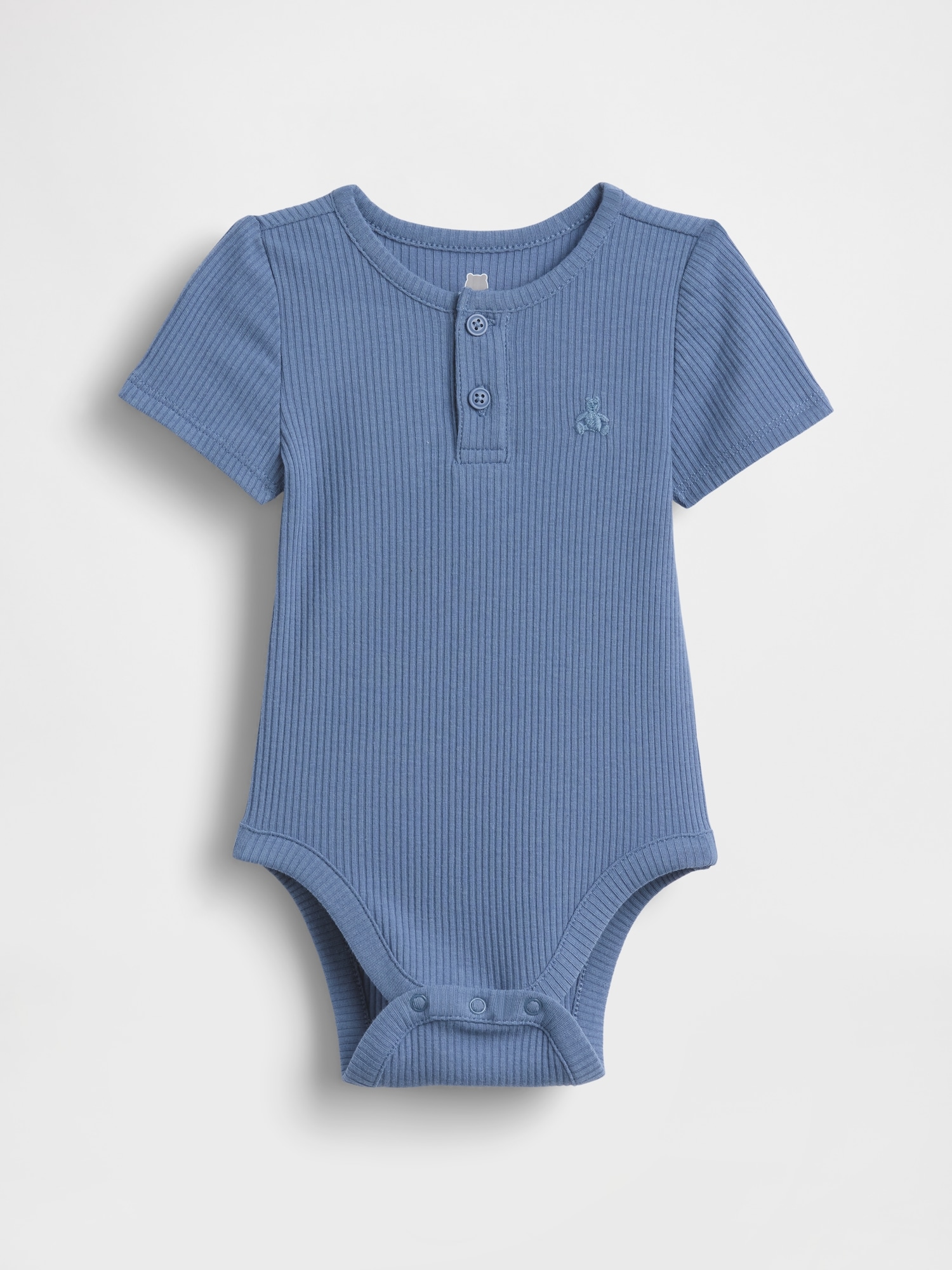 Baby First Favorites TinyRib Henley Bodysuit
