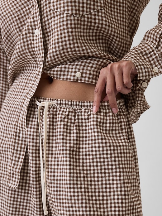 Image number 7 showing, Linen-Blend Easy Shorts