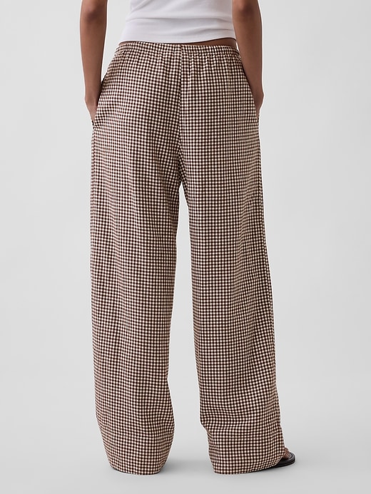 Image number 4 showing, Linen-Blend Relaxed Wide-Leg Pants