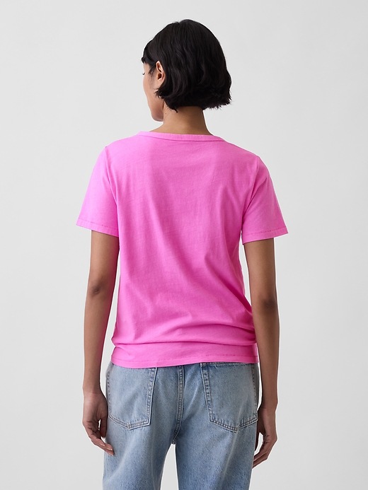 Image number 3 showing, Organic Cotton VintageSoft V-Neck T-Shirt