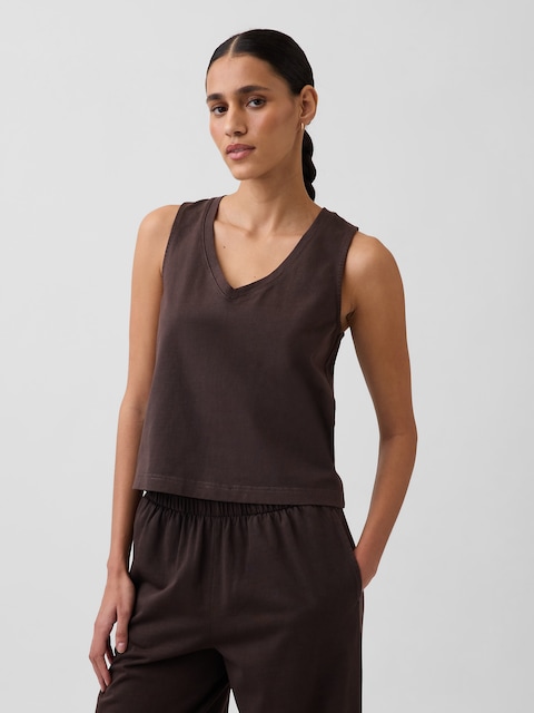 Knit Crop Tank Top