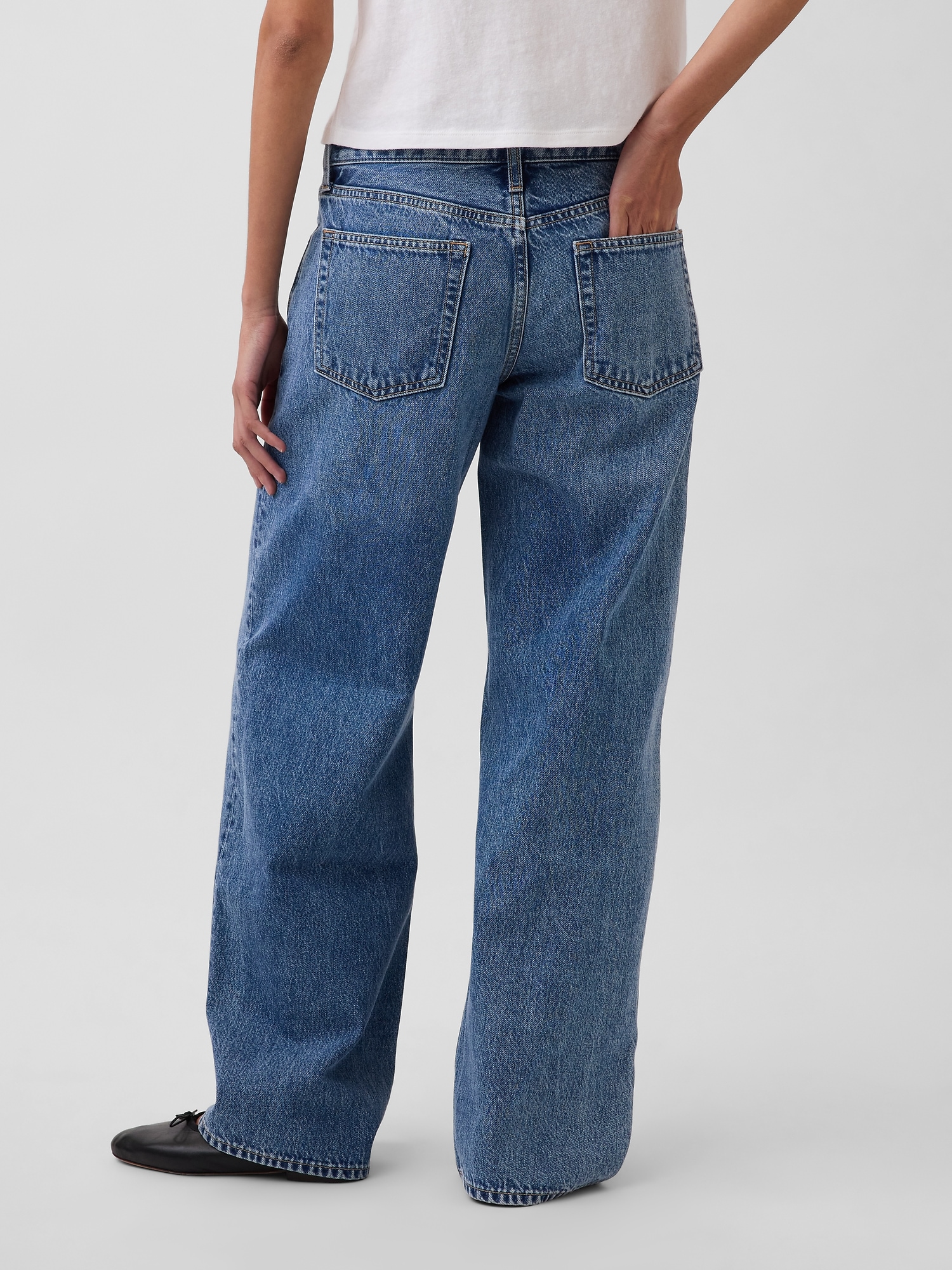 Low Rise Rigid '90s Loose Jeans