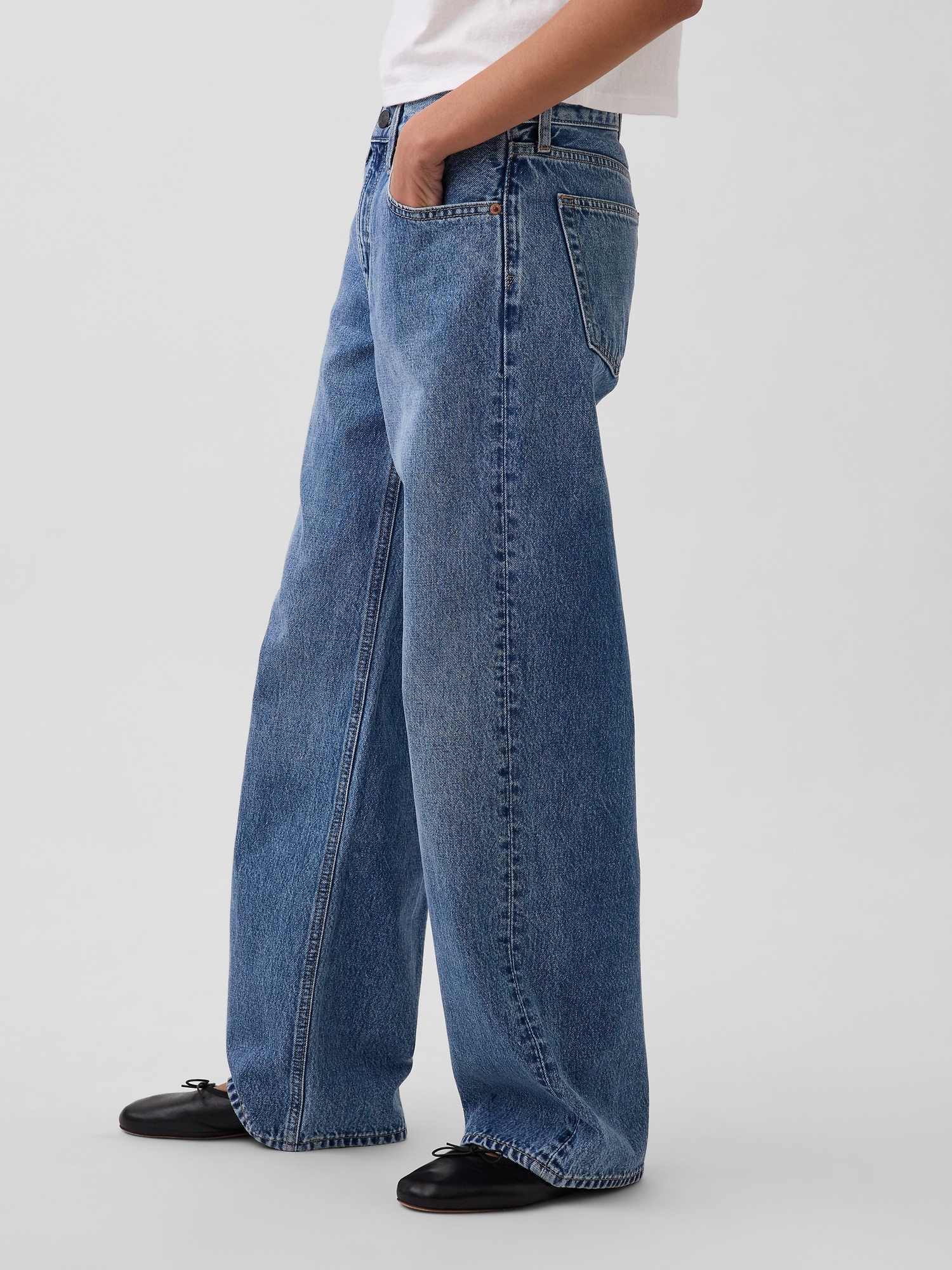 Low Rise Rigid '90s Loose Jeans