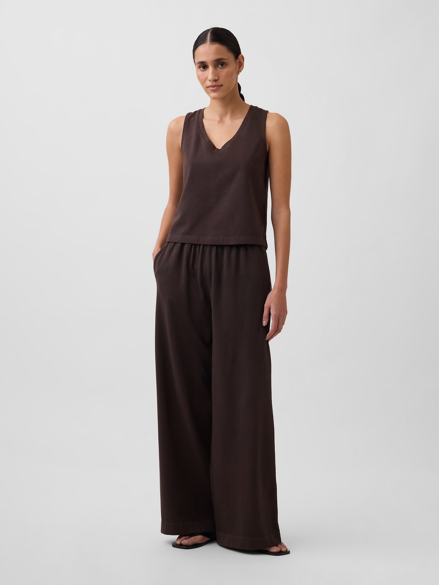 Heavyweight Easy Wide-Leg Pants