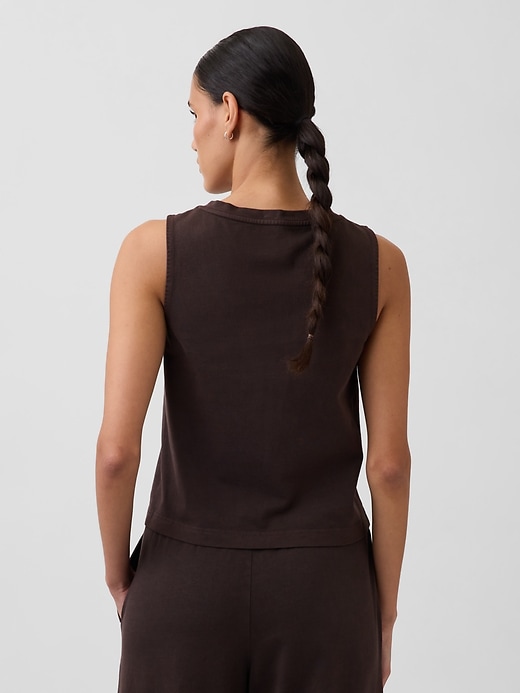 Image number 3 showing, Knit Crop Tank Top