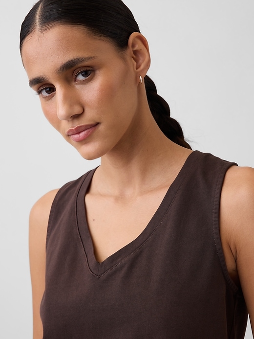 Image number 4 showing, Knit Crop Tank Top