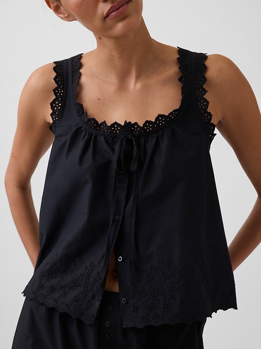 Image number 4 showing, Embroidered PJ Tank