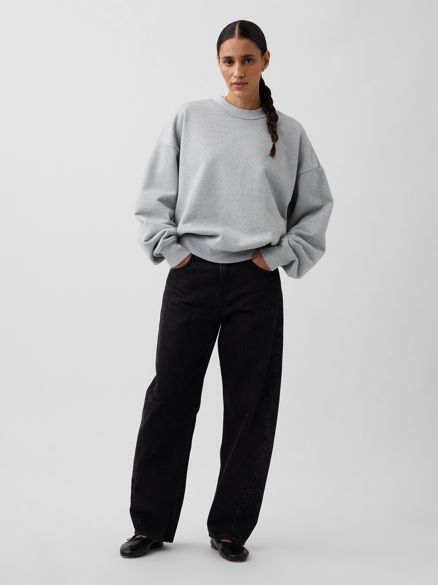 Мужские худи Gap Extra Heavyweight French Terry Sweatshirt — фото 6