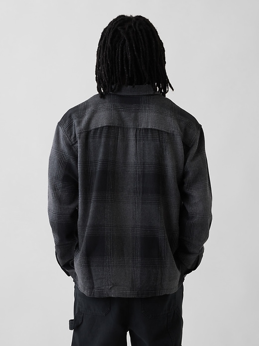 Image number 3 showing, Relaxed Flannel Shirt