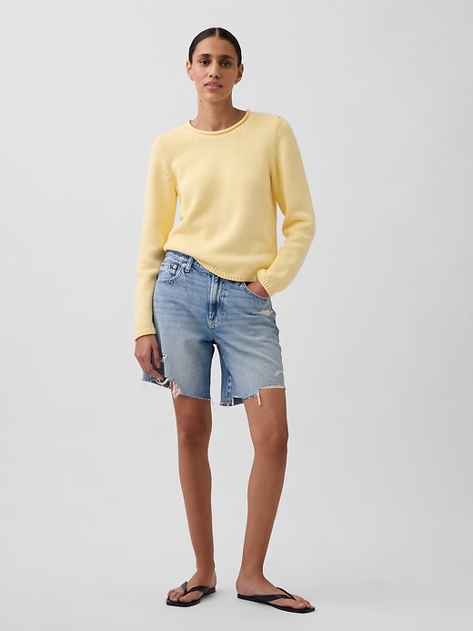 Image number 2 showing, 100% Cotton Rollneck Sweater