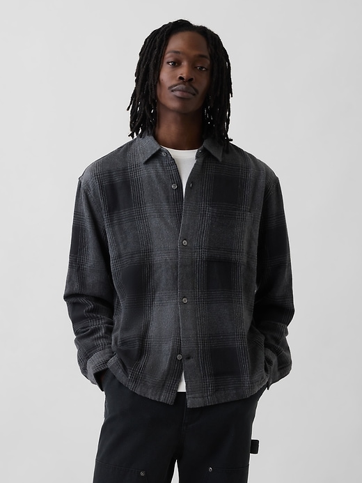 Image number 1 showing, Relaxed Flannel Shirt
