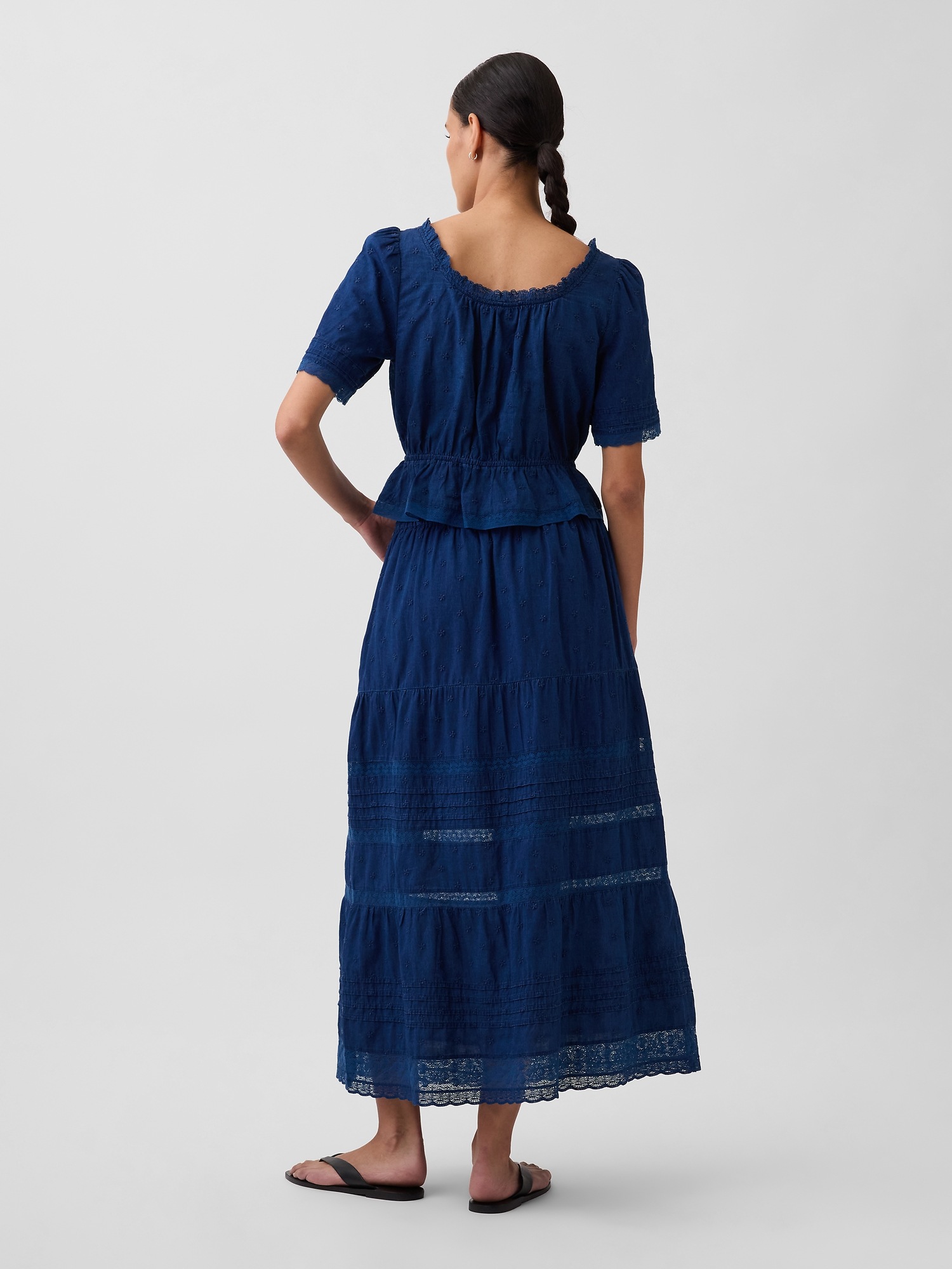 Женские юбки Gap Lace-Trim Maxi Skirt — фото 2