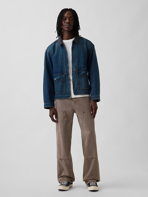 Image number 1 showing, '90s Loose Double-Knee Carpenter Jeans