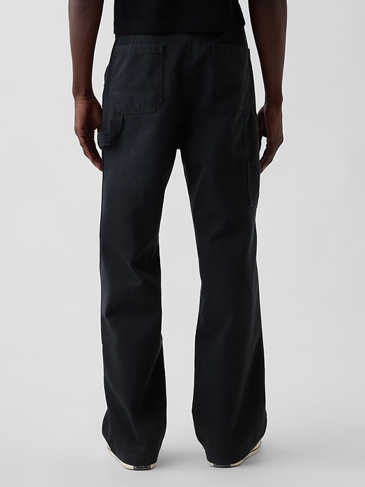 Image number 4 showing, '90s Loose Canvas Double-Knee Carpenter Pants