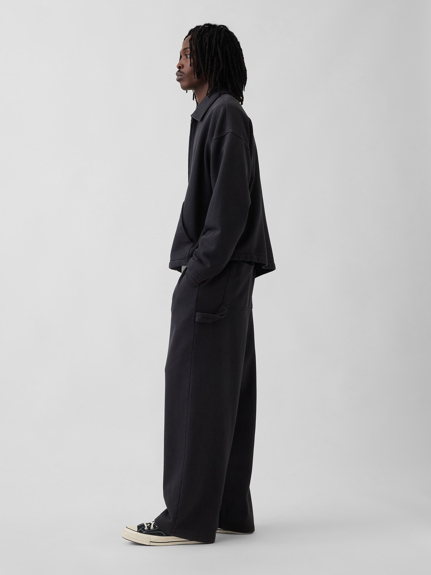 Мужские брюки Gap Adult Heavyweight Baggy Carpenter Sweatpants — фото 3