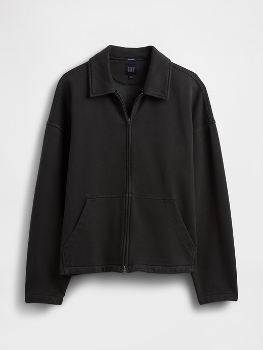 Image number 5 showing, Heavyweight Oversized Zip Jacket