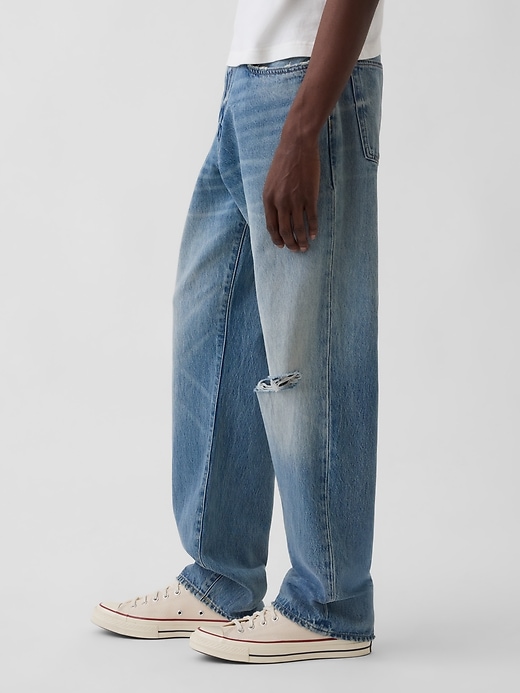 Image number 3 showing, Relaxed Straight Jeans