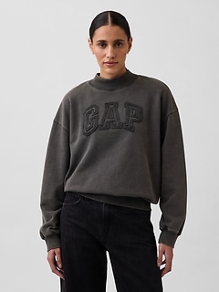 Heavyweight French Terry Oversized Mockneck Sweatshirt