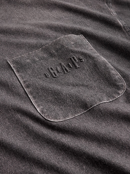 Image number 7 showing, Gap × BÉIS Adult Knit Denim Pocket T-Shirt
