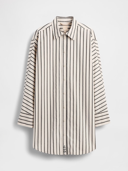 Image number 8 showing, Gap × BÉIS Poplin Dolman Big Shirt