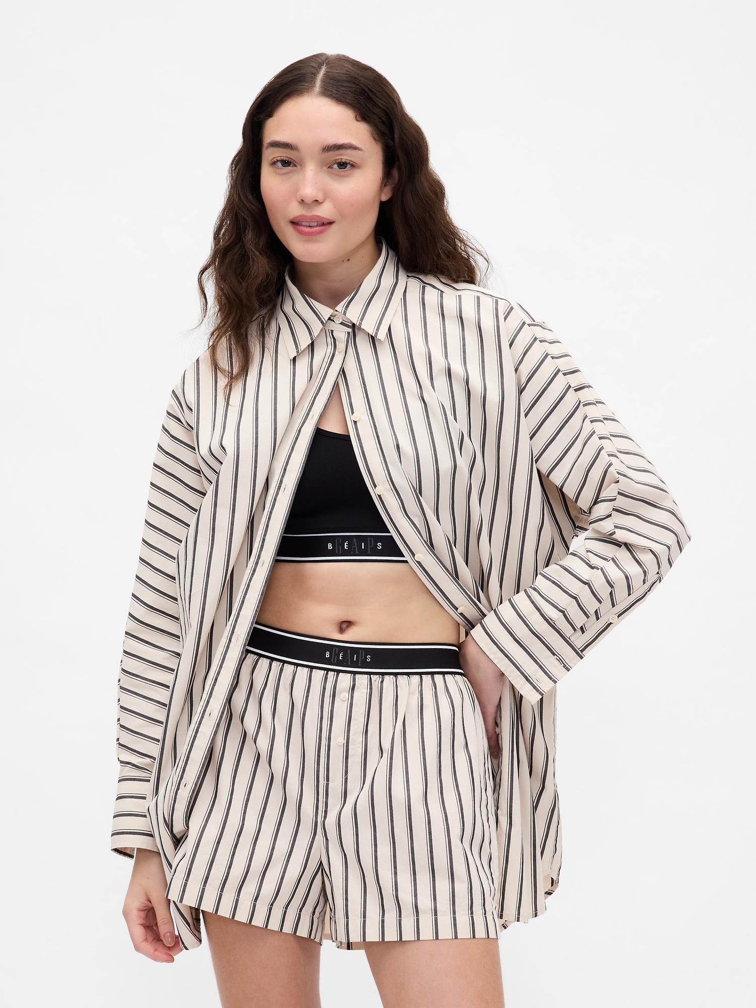 Gap × BÉIS Poplin Dolman Big Shirt