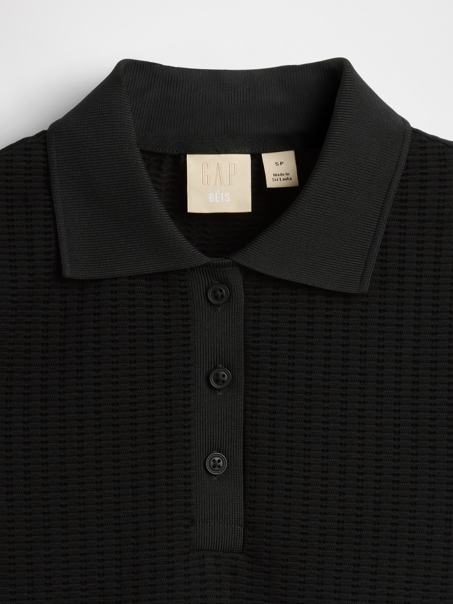 Gap × BÉIS Seamless Crop Polo Shirt