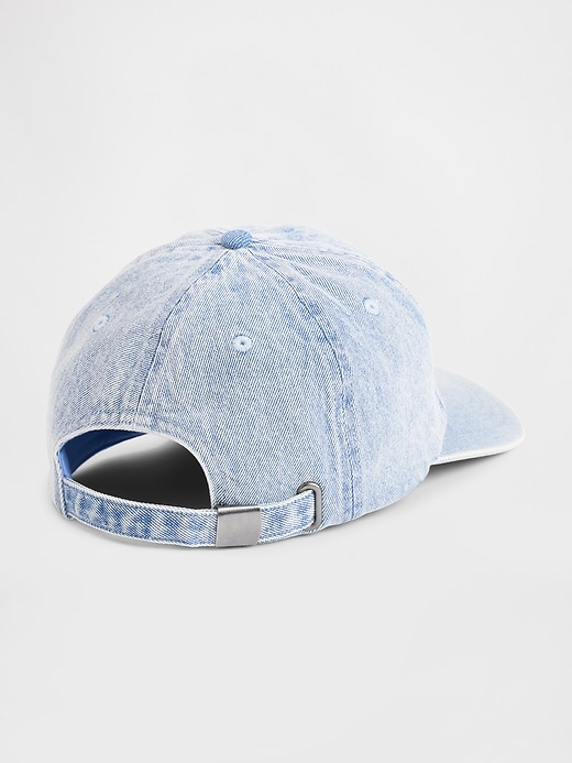 Gap × BÉIS Logo Denim Baseball Hat | Gap display picture 3