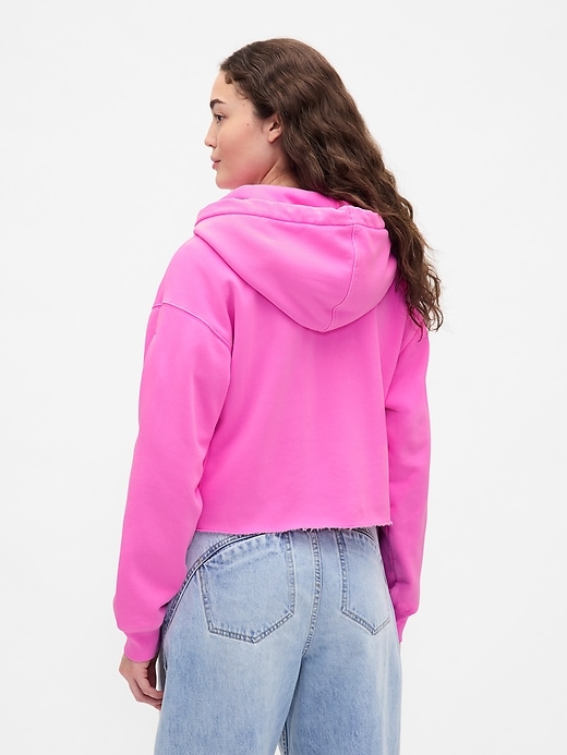 Image number 3 showing, Gap × BÉIS Oversized Crop Hoodie