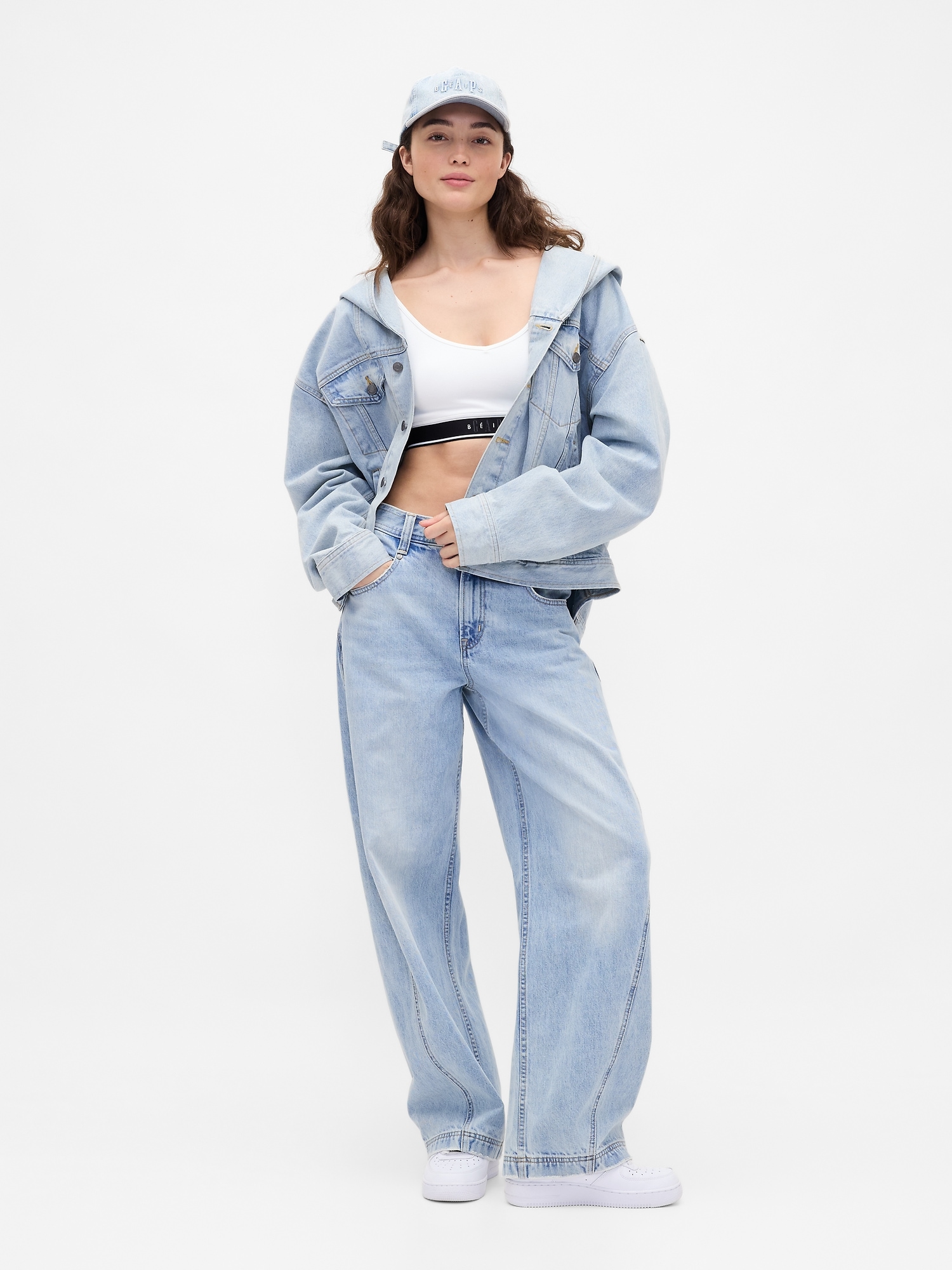 Gap × BÉIS Seamless Logo Sports Bra