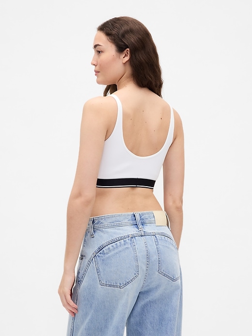 Image number 3 showing, Gap × BÉIS Seamless Logo Sports Bra
