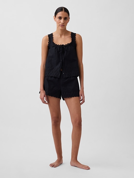 Image number 1 showing, Embroidered PJ Shorts